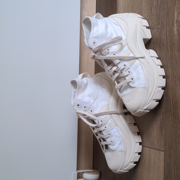 Adidas Nizza Hi XY22 'Cloud White' platform sneakers - Picture 4 of 6